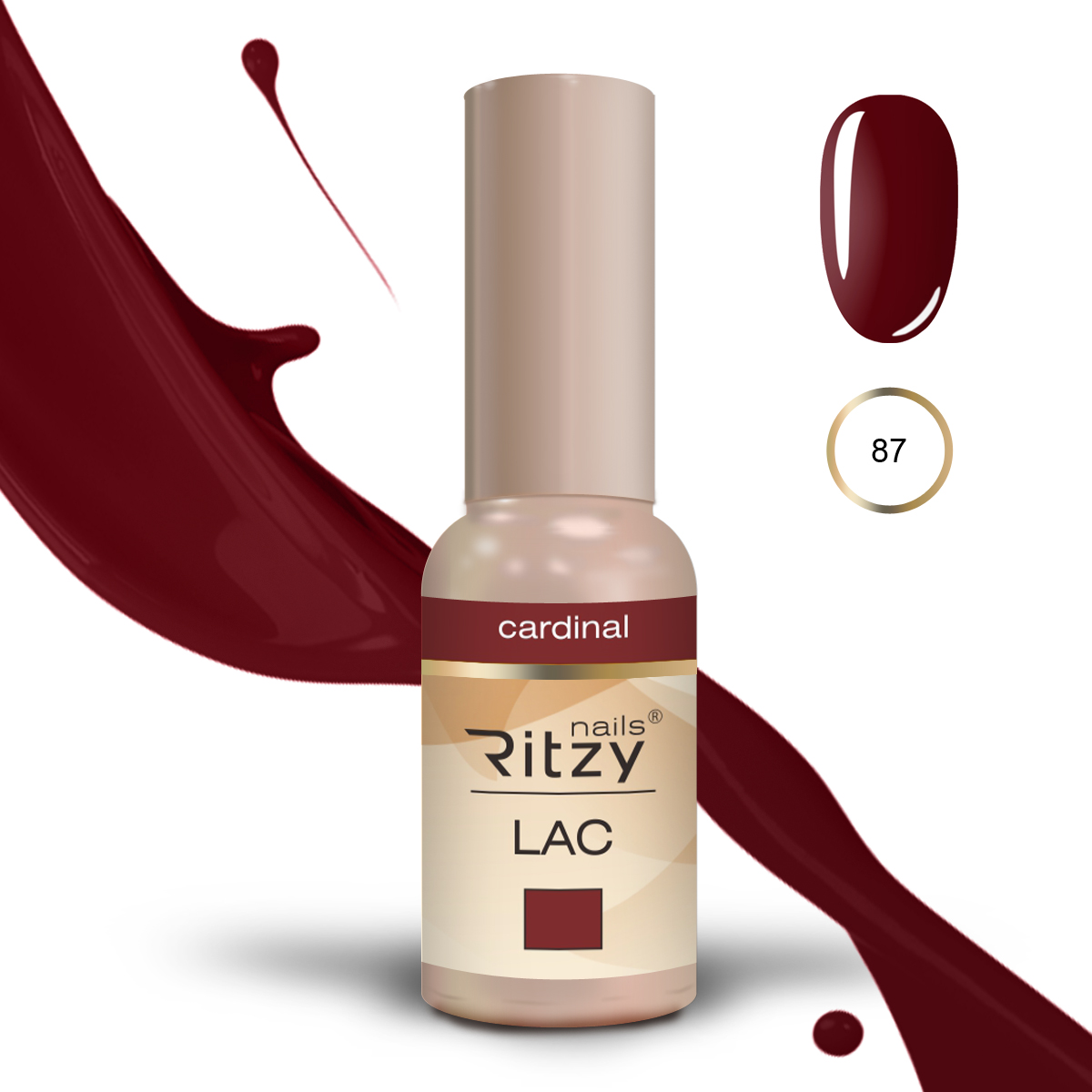 Ritzy Lac 87 Cardinal/gel polish 9ml